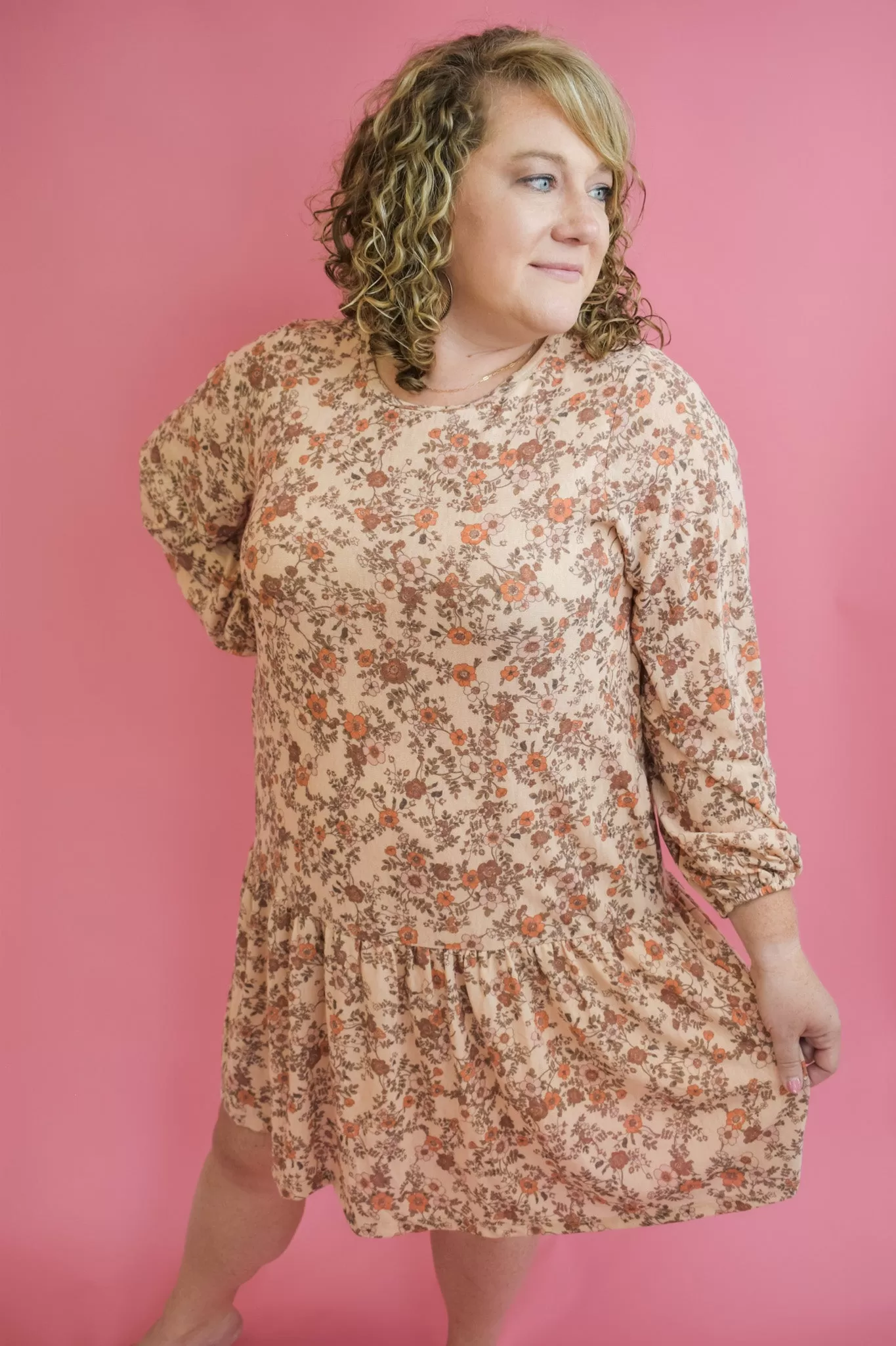 Gentle Touch Antique Floral Dress