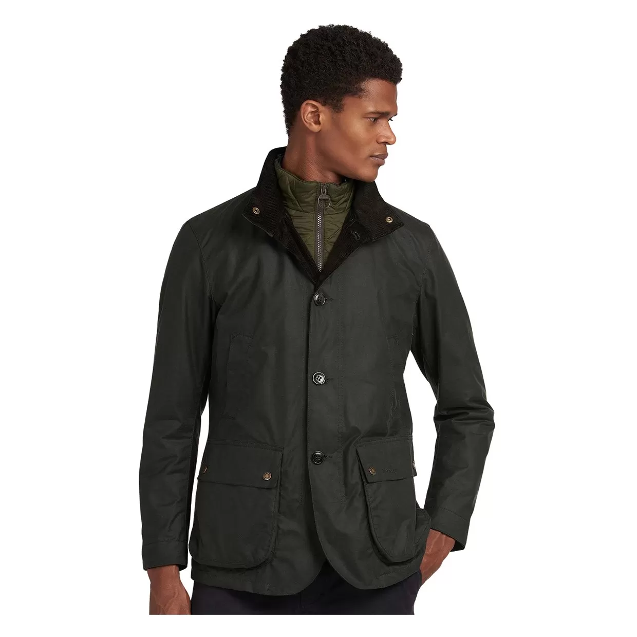 Giubbino Barbour Century Wax Verde