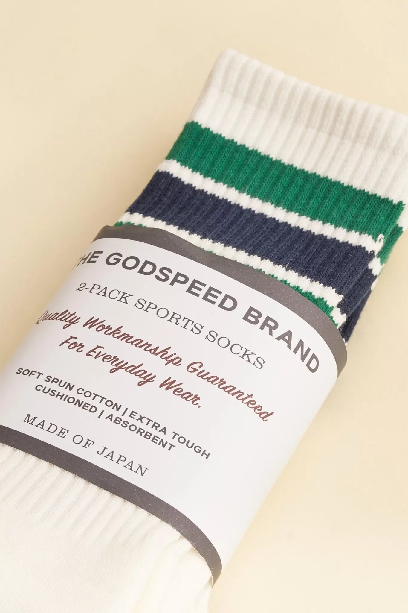 Godspeed 2-Pack Sports Socks - Green