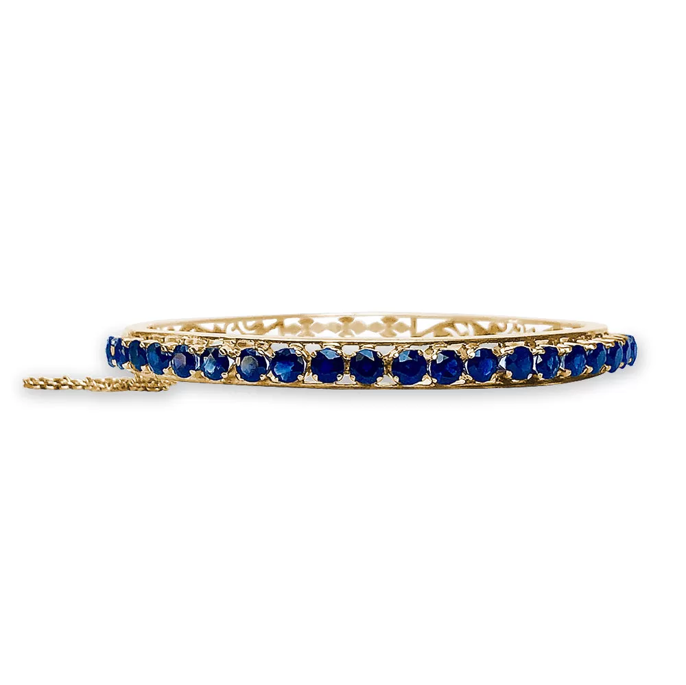 Gold and Sapphire Bracelet