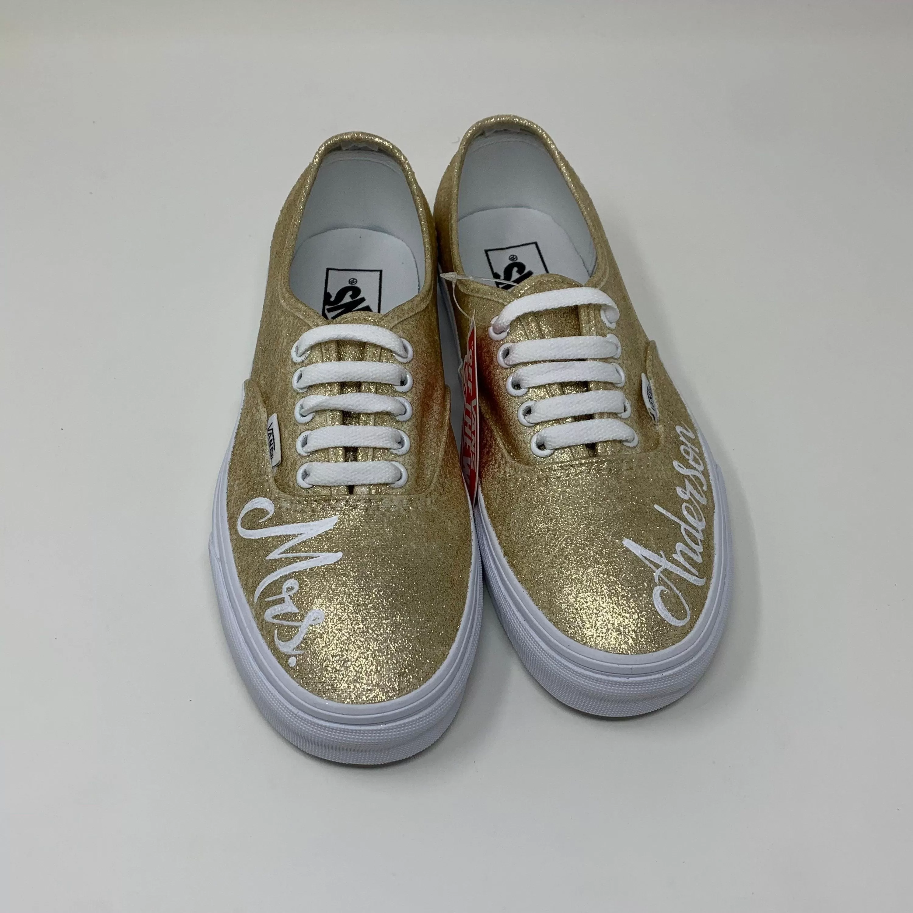 Gold Glitter Wedding Shoes