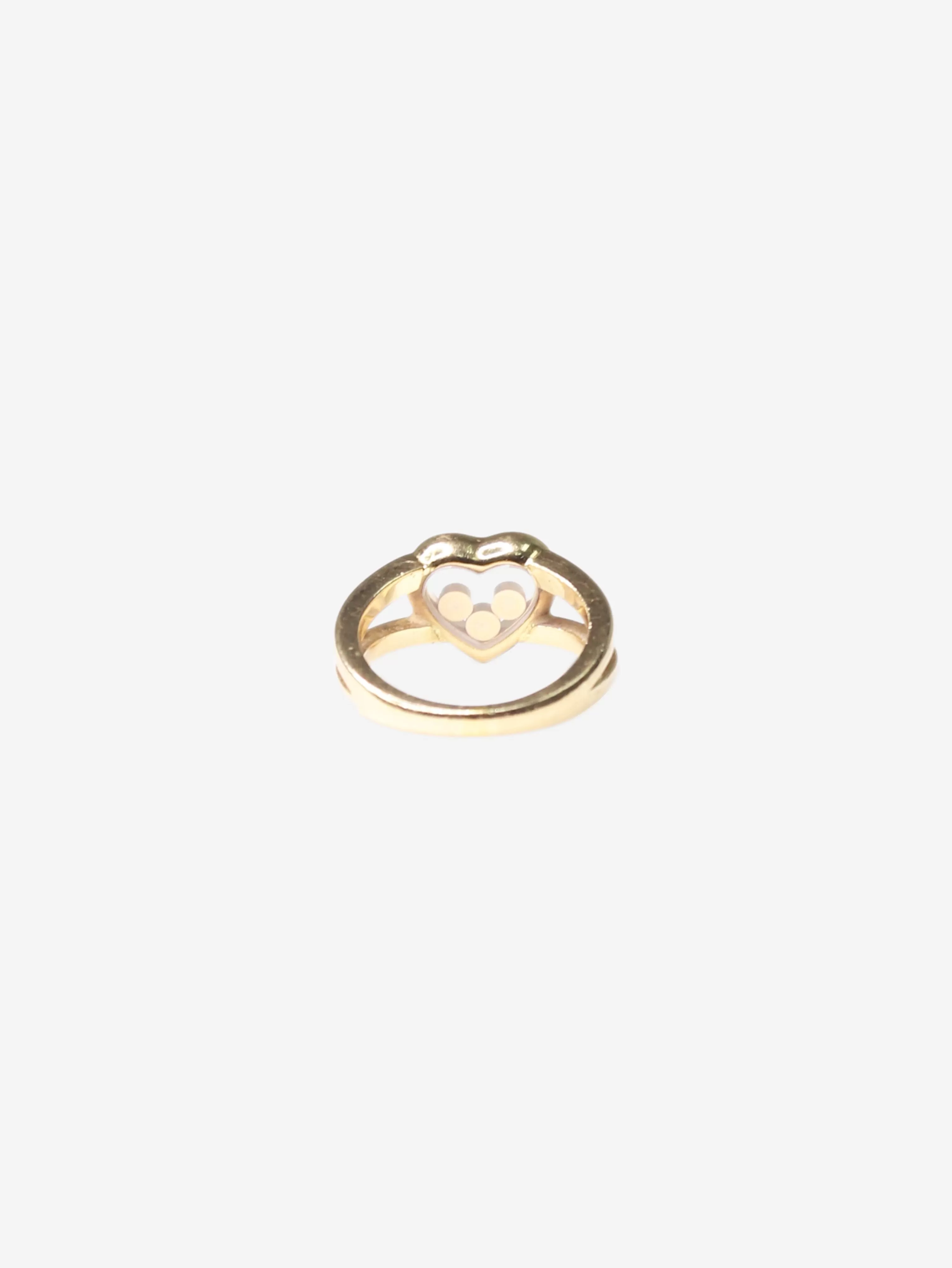 Gold happy diamonds ring - size