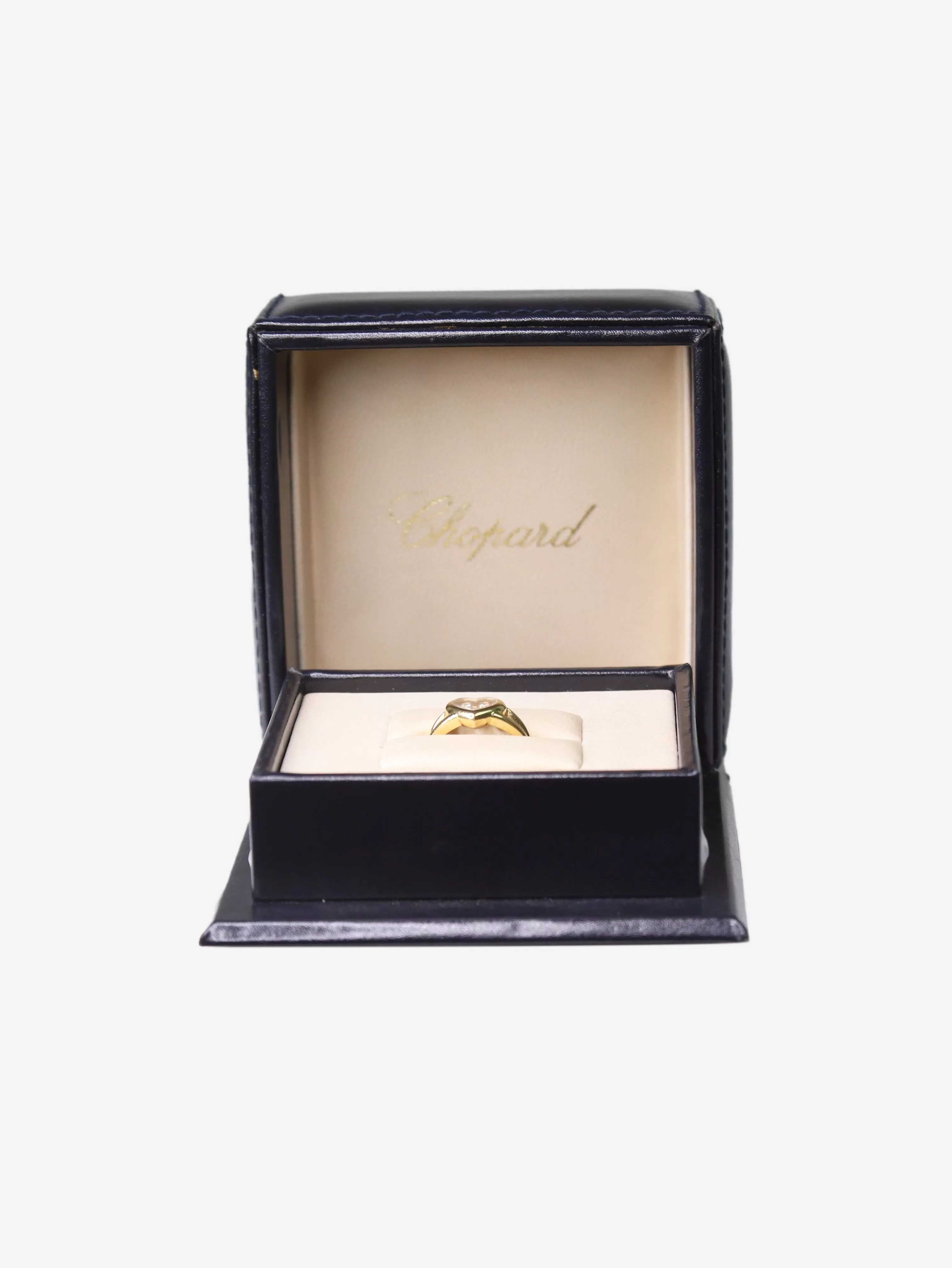 Gold happy diamonds ring - size