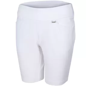 Greg Norman Shorts Essentials Pull-On White: NEW!