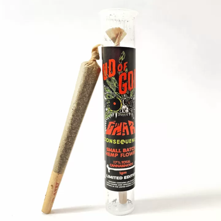 GWAR Bud of Gods Small Batch CBD Flower Pre-Rolls (Single or 3-Pack)