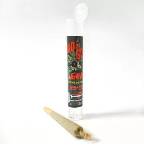 GWAR Bud of Gods Small Batch CBD Flower Pre-Rolls (Single or 3-Pack)