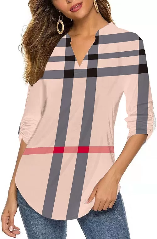 Haute Edition Women's 3/4 Sleeve Tunic Tops S-3X. Plus size available.