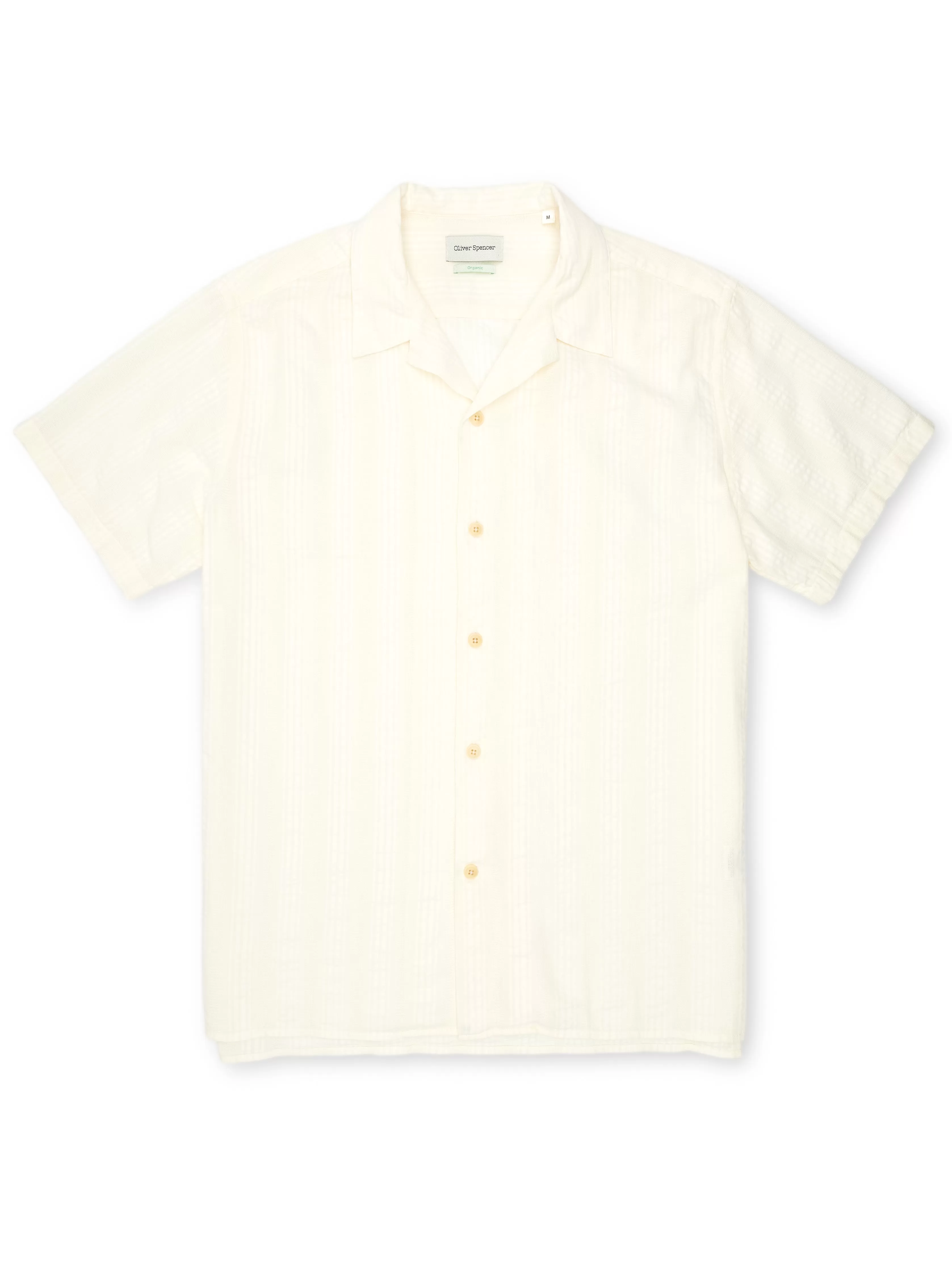 Havana Short Sleeve Shirt Yardley Cream