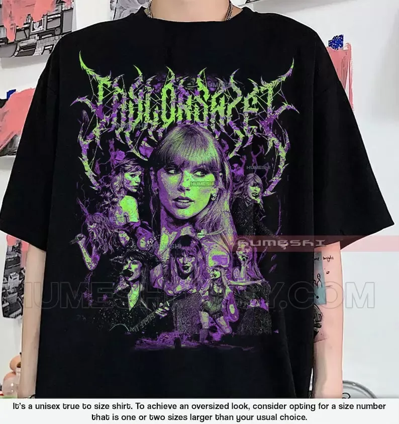 Heavy Metal Swiftie Shirt, Eras Tour Heavy Metal, Emo Swift Shirt, Swiftie Merch, Folklore, Evermore, Unisex