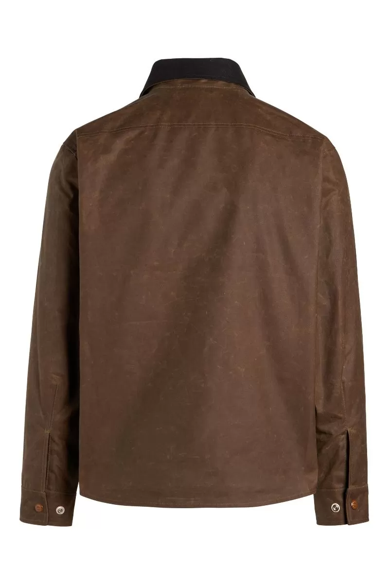 Heavy Shirt, Waxed, Dark Tan