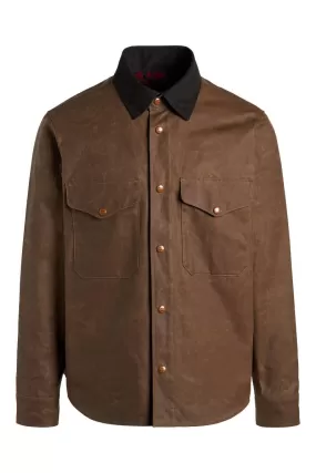 Heavy Shirt, Waxed, Dark Tan