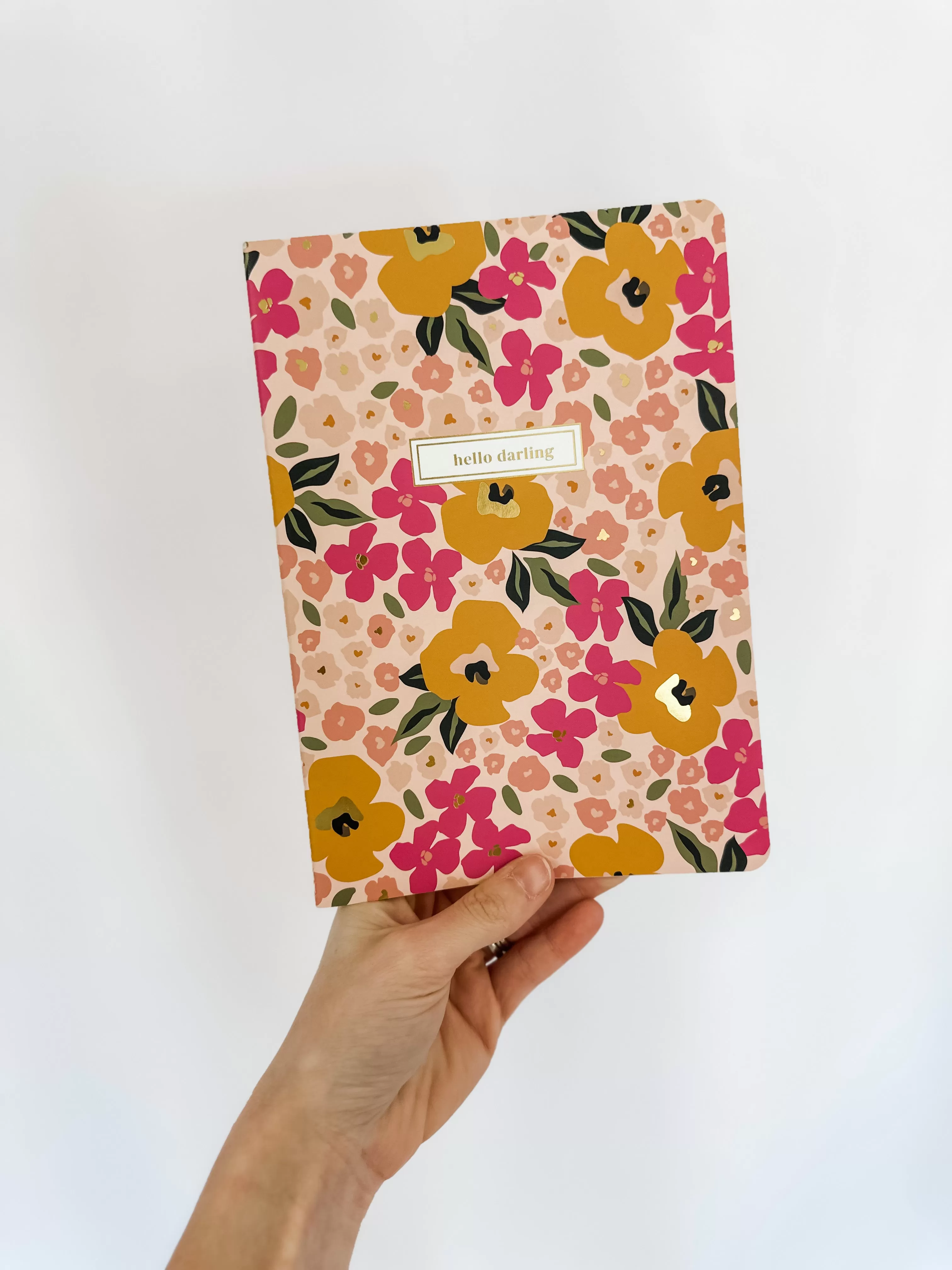 Hello Darling Floral Notebook