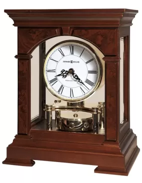 Howard Miller Statesboro Chiming Mantel Clock - Westminster Chime - White Dial