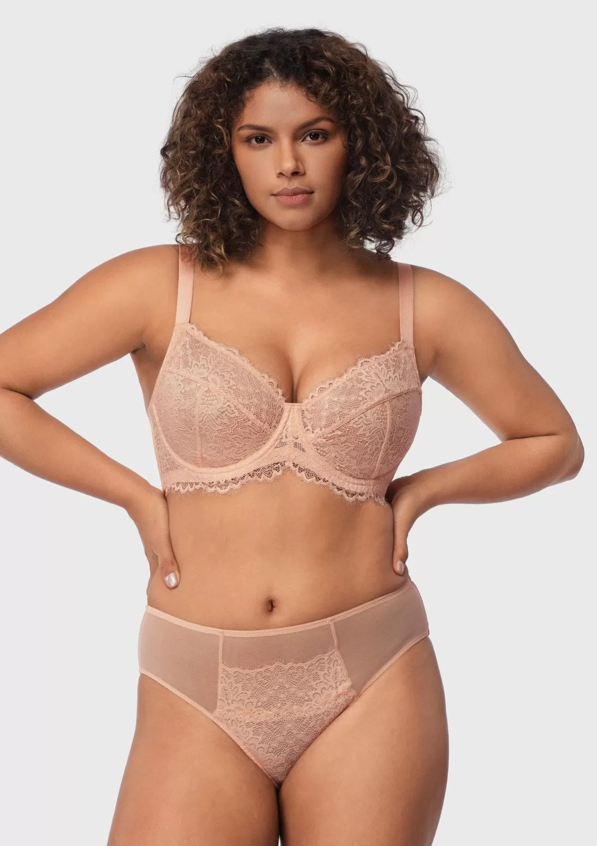 HSIA Sunflower Pink Underwire Lace Bra