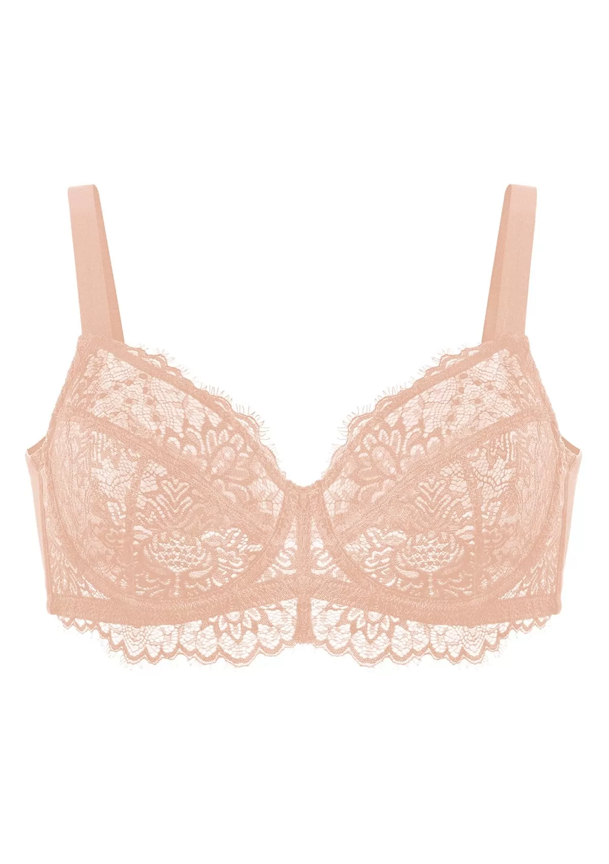 HSIA Sunflower Pink Underwire Lace Bra