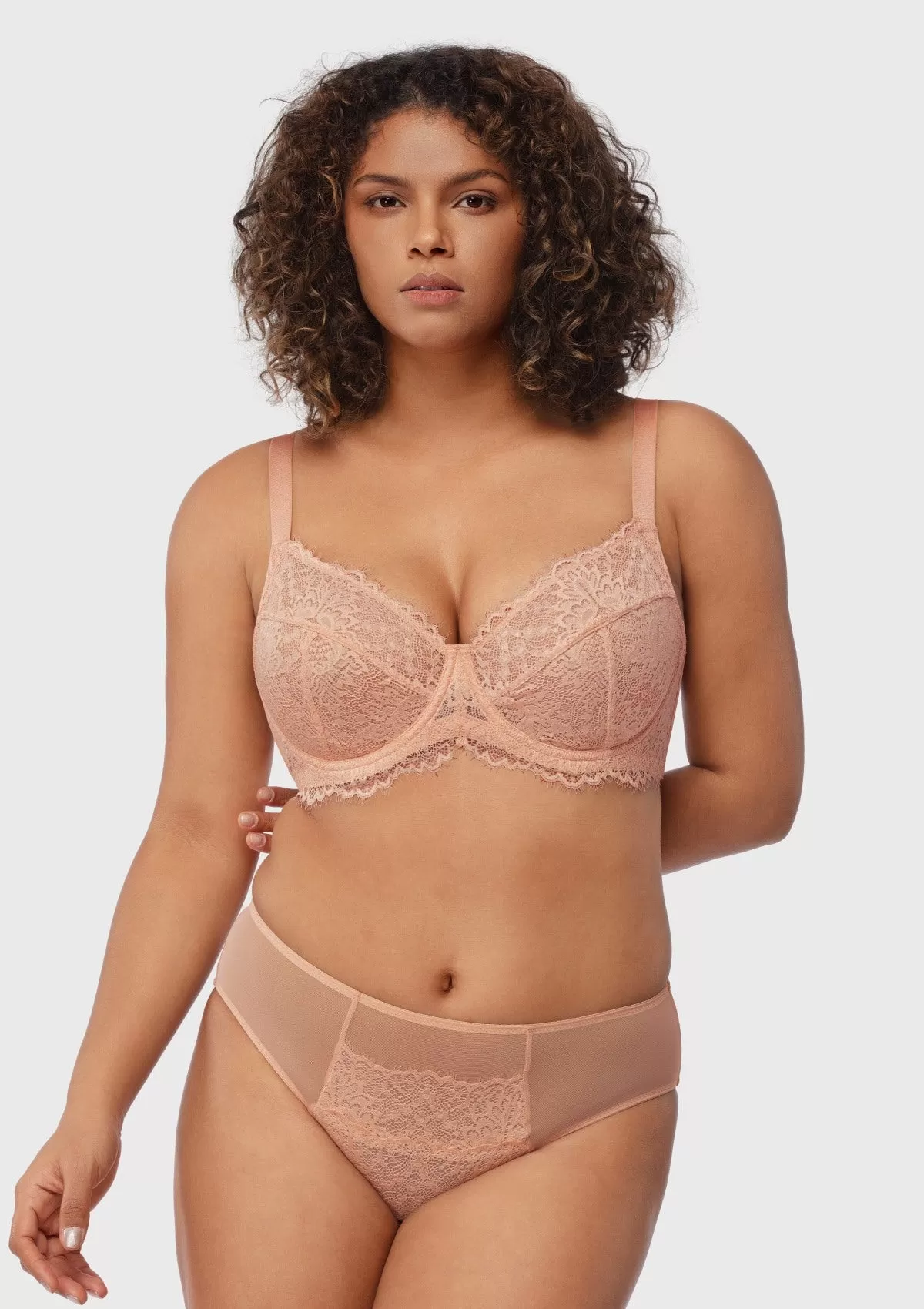 HSIA Sunflower Pink Underwire Lace Bra