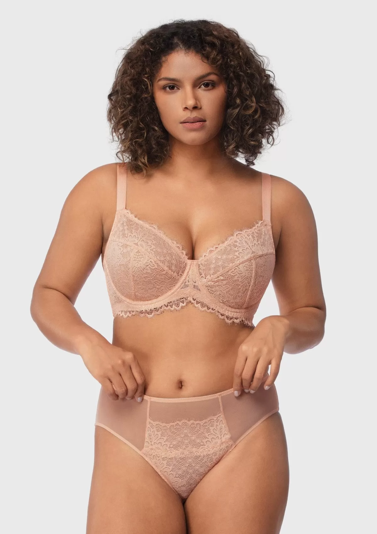 HSIA Sunflower Pink Underwire Lace Bra