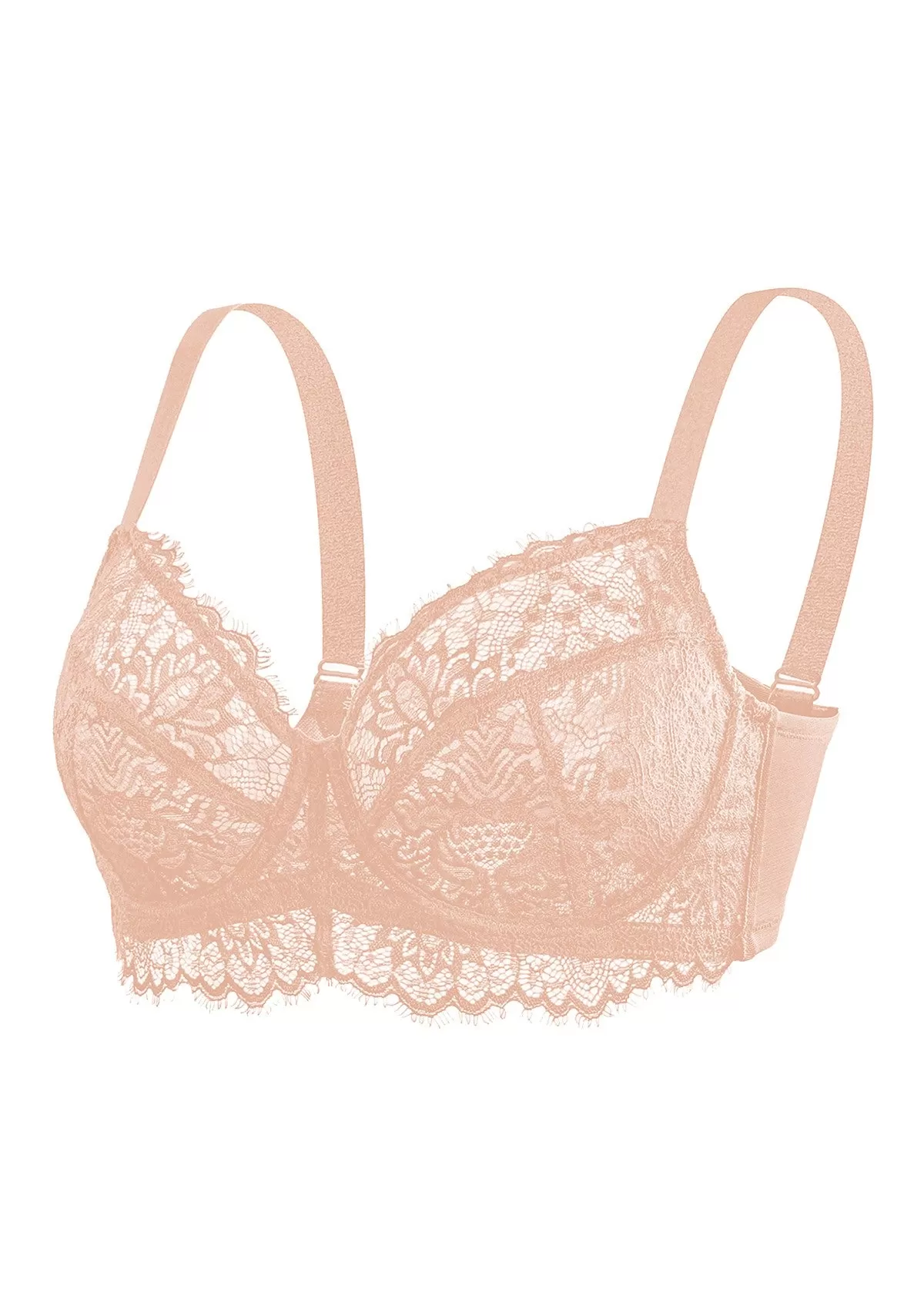 HSIA Sunflower Pink Underwire Lace Bra