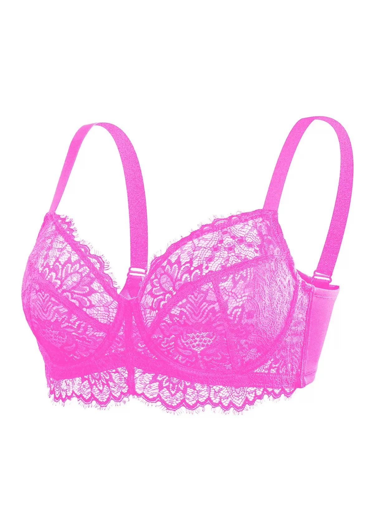 HSIA Sunflower Pink Underwire Lace Bra