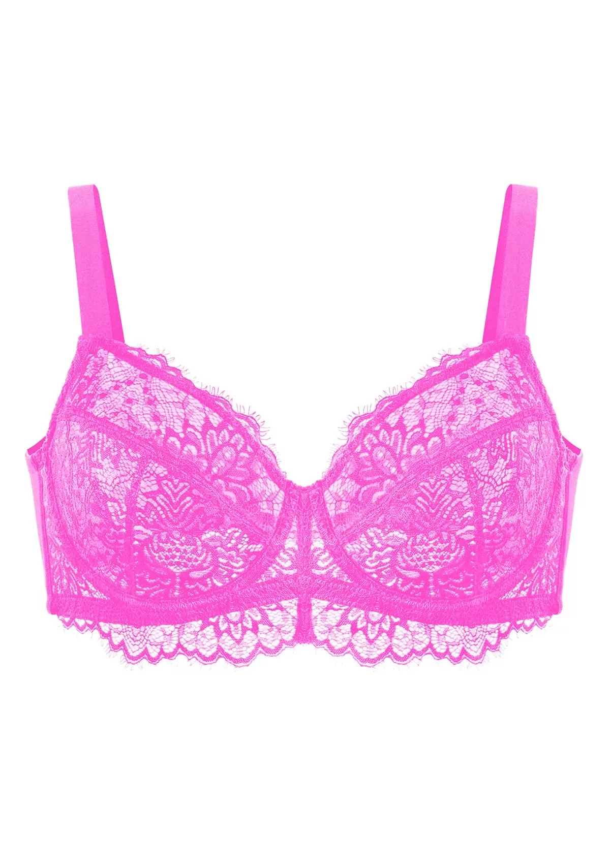 HSIA Sunflower Pink Underwire Lace Bra