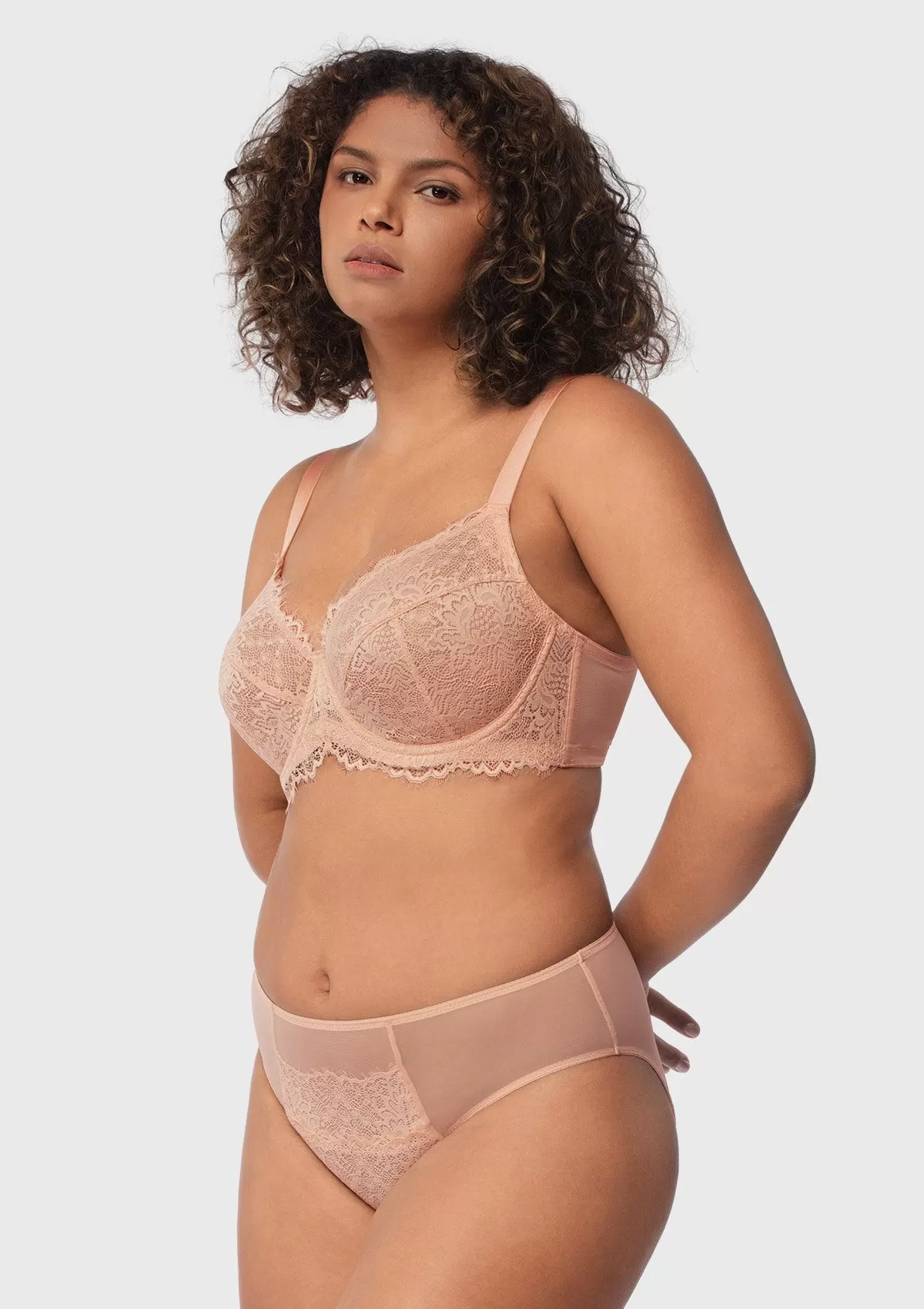 HSIA Sunflower Pink Underwire Lace Bra