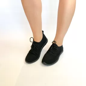 Hush Puppies black nansen slip on sneaker