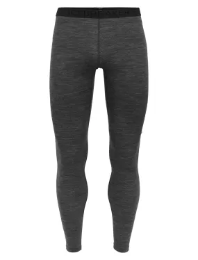 icebreaker Merino Base Layer Men's 200 Oasis Leggings Tights - Grey Heather XXL