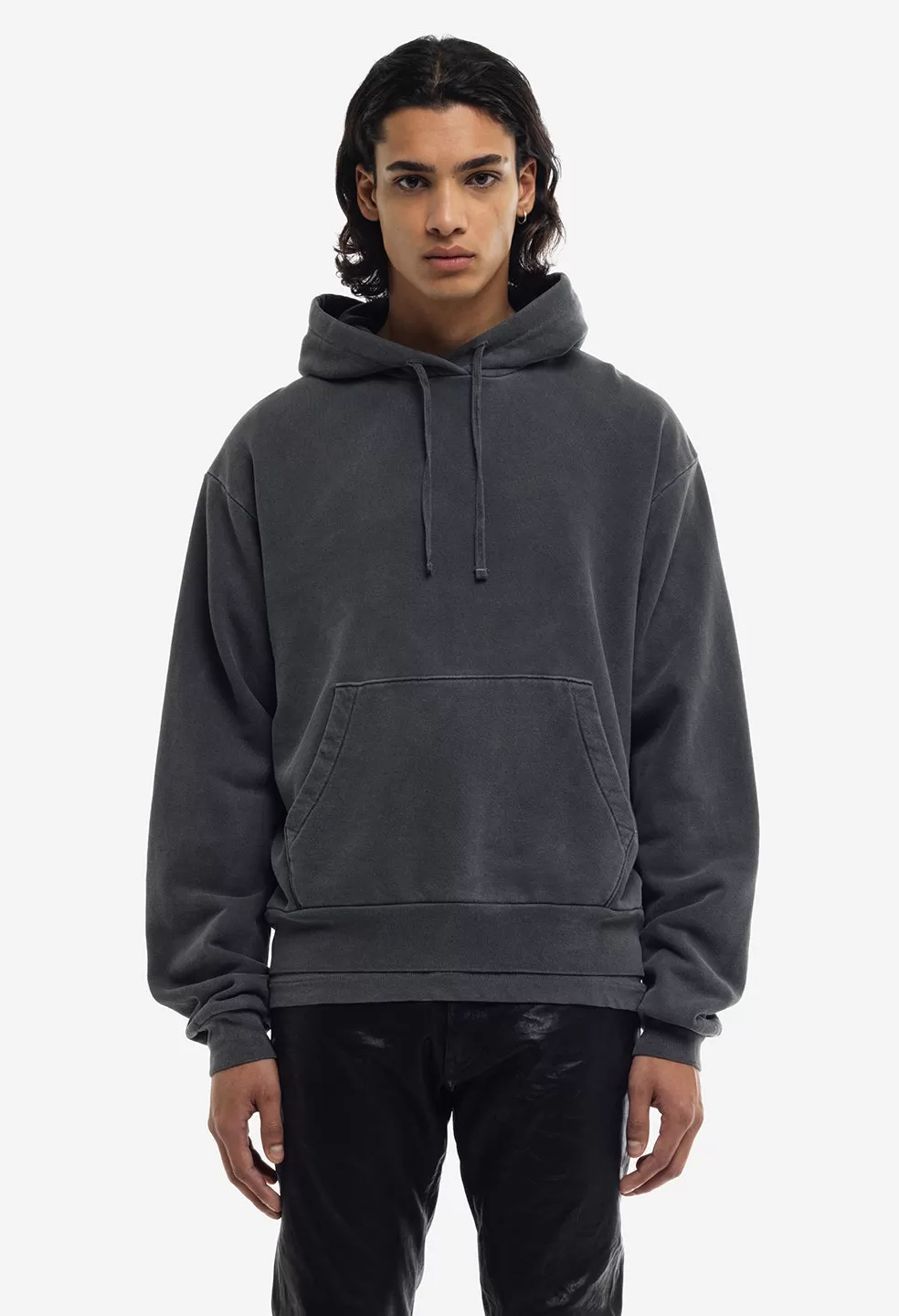 Interval Hoodie / Washed Black