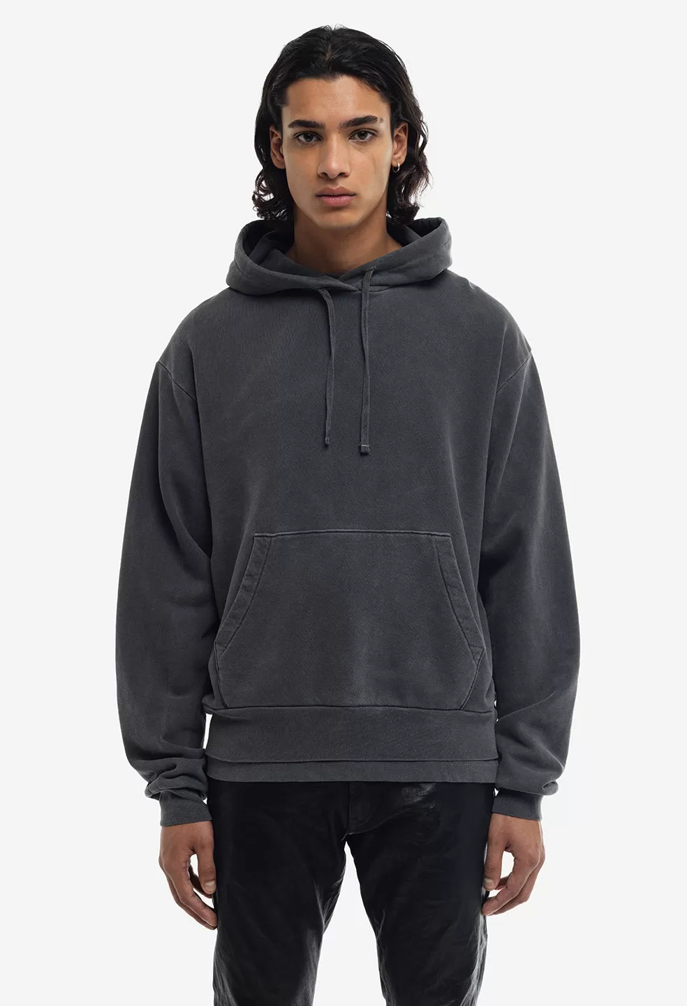 Interval Hoodie / Washed Black