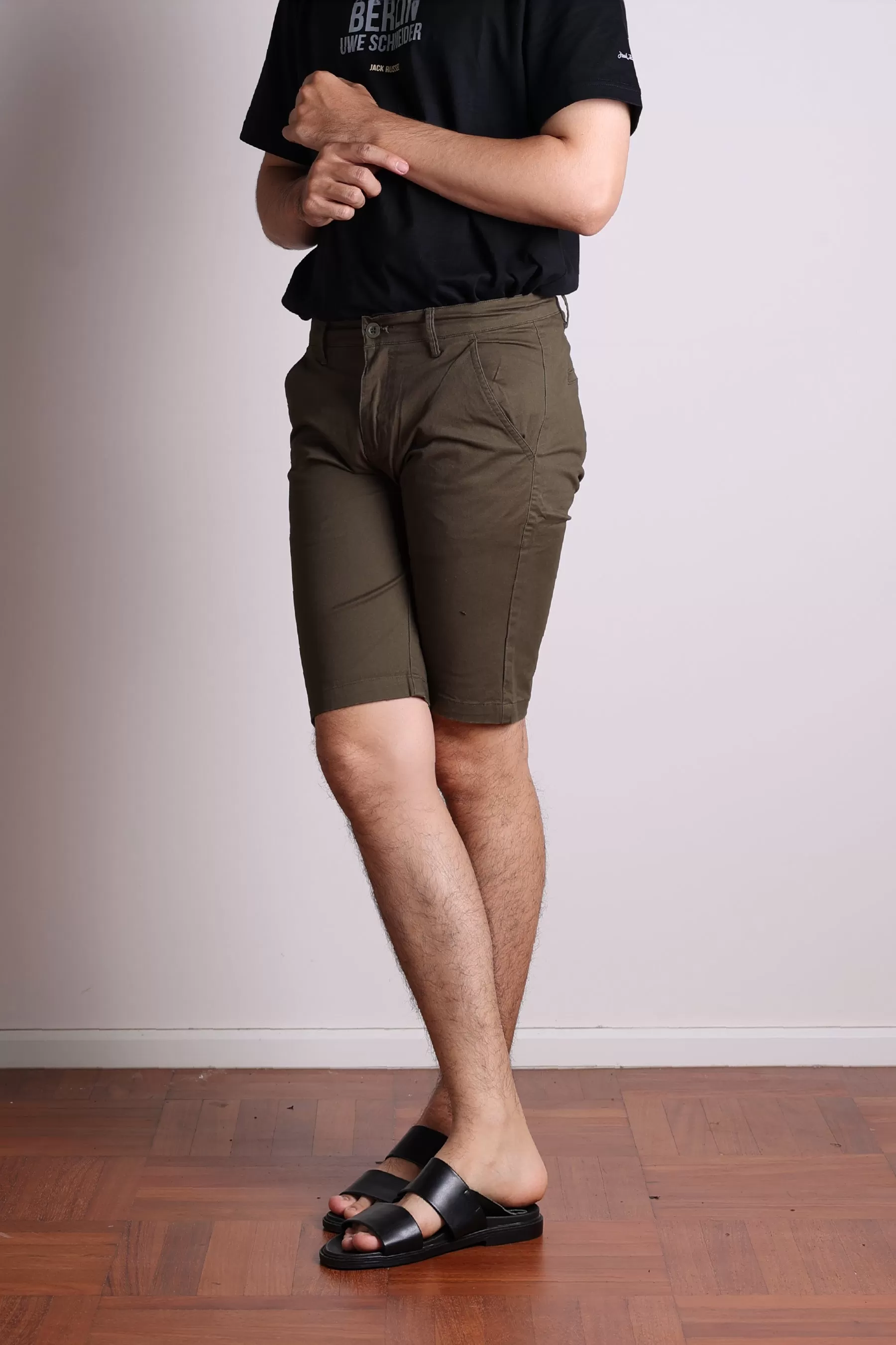 JACK RUSSEL MEN SHORTS SLIM FIT  รุ่น JS-217/OL