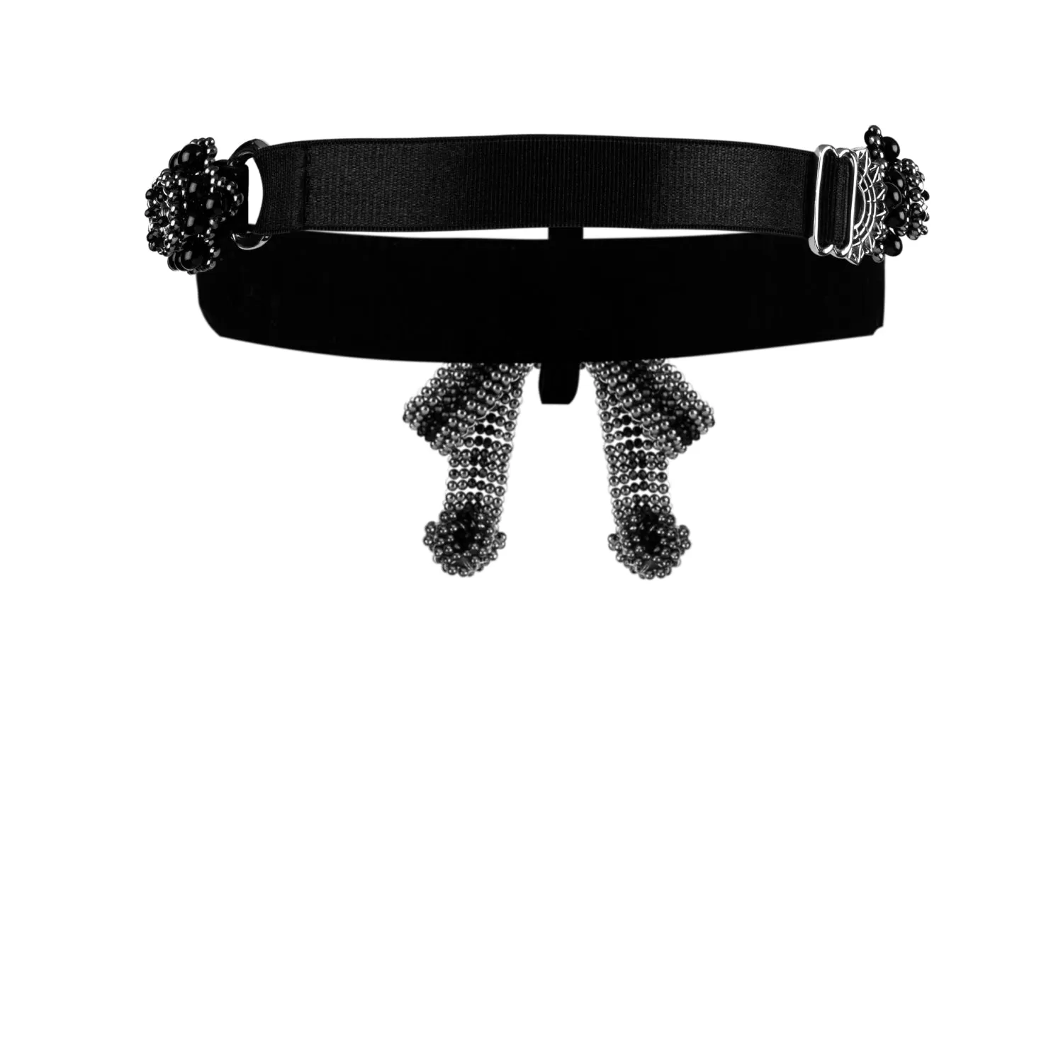 Jet Black Amaya Modular Garter Band