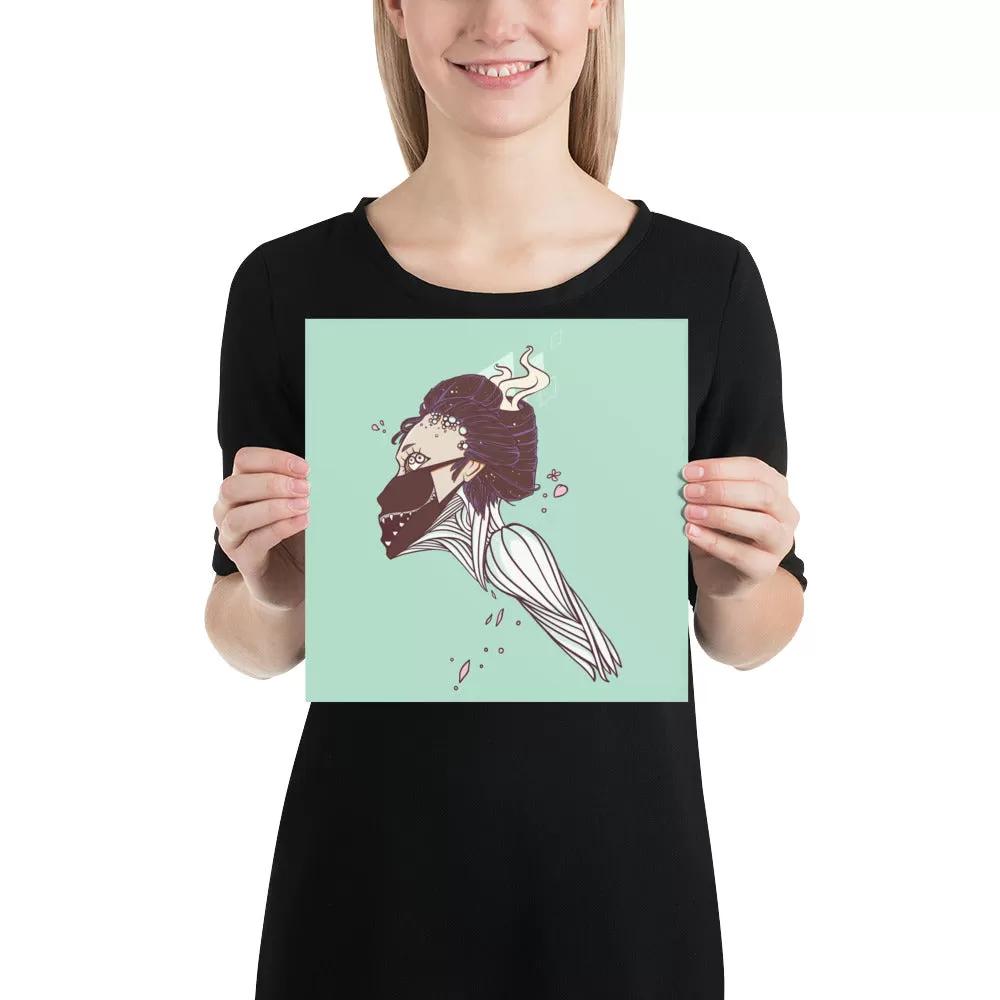 K-Pop Girl, Matte Art Print Poster