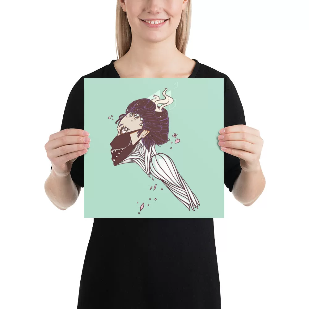 K-Pop Girl, Matte Art Print Poster