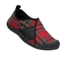 Keen Howser Wrap Slip On (Women) - Red Plaid/Black