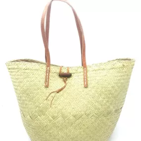 Kendall Woven Straw Rush Basket