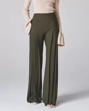 Khaki Green Bamboo Pants