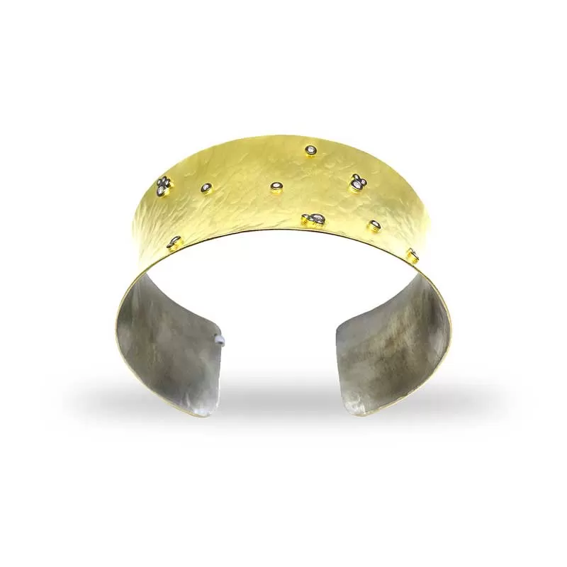 Kurtulan Constellation Gold and Diamond Cuff