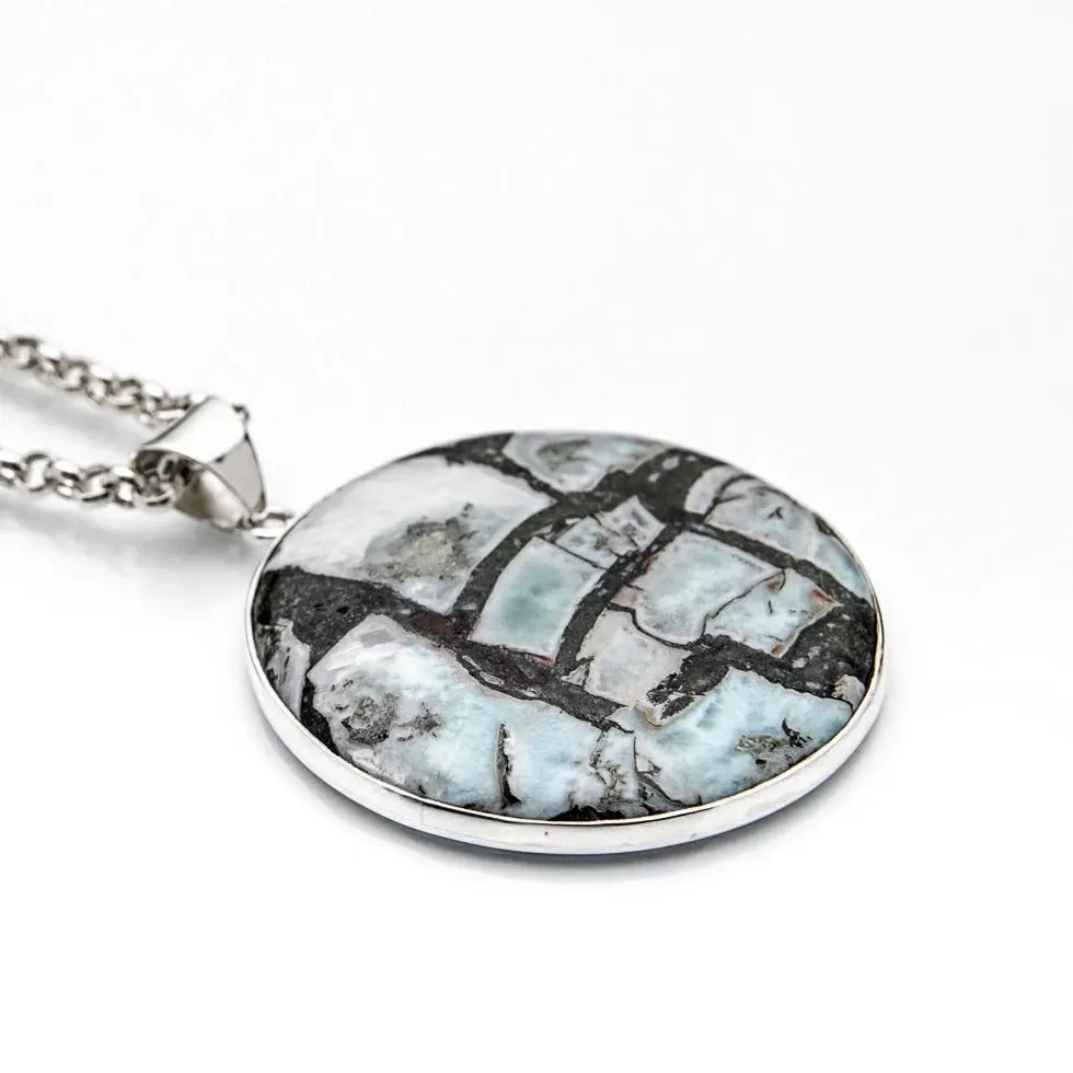 Larimar Specimen Pendant Enddy