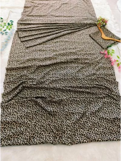 Leapord 1 Min Sari Stitched Ready to Wear Saree