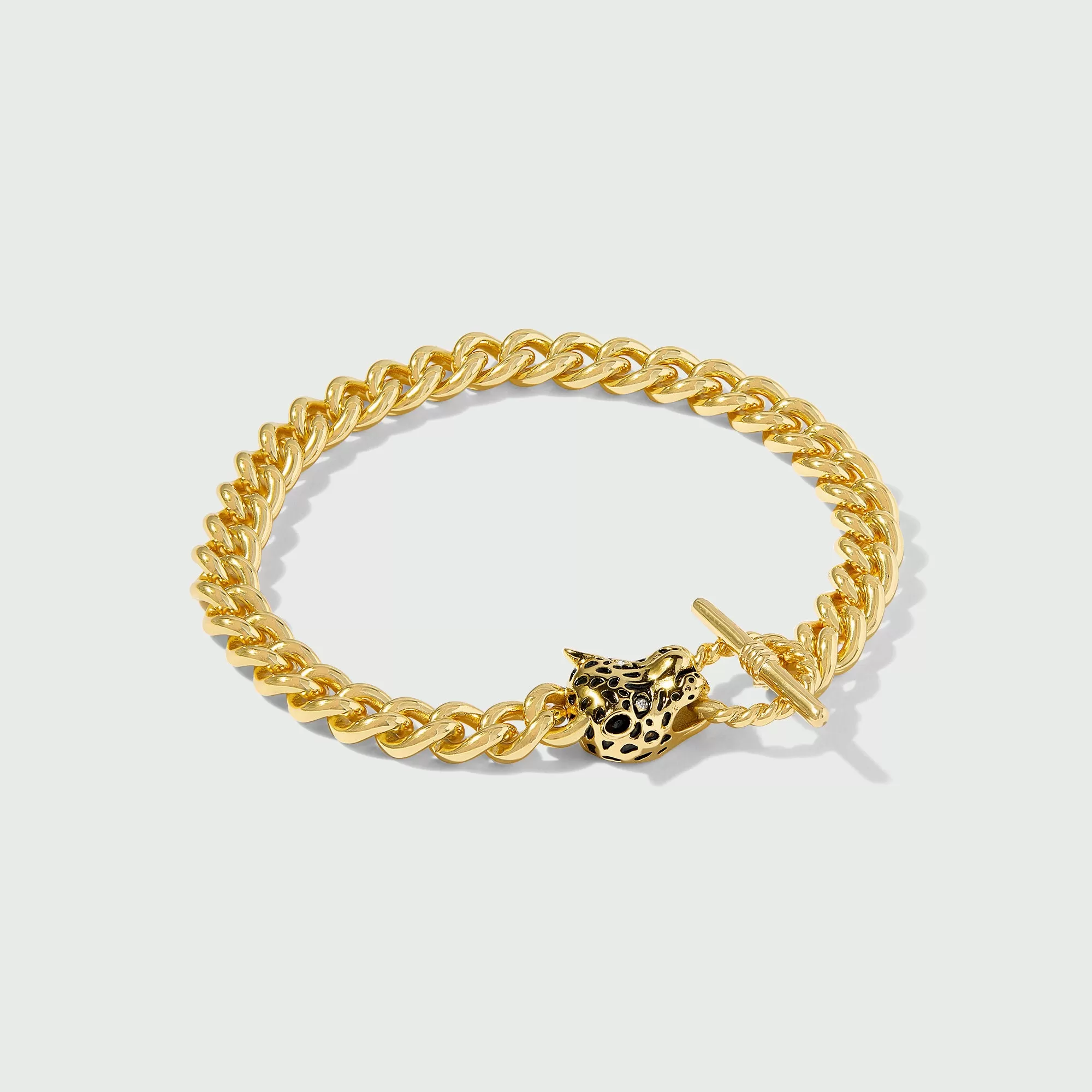 Leopard T-Bar Bracelet