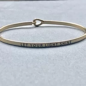 Let Your Light Shine Bracelet-Gold