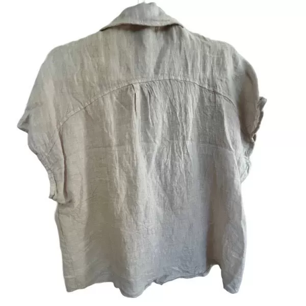 Linen loose blouse