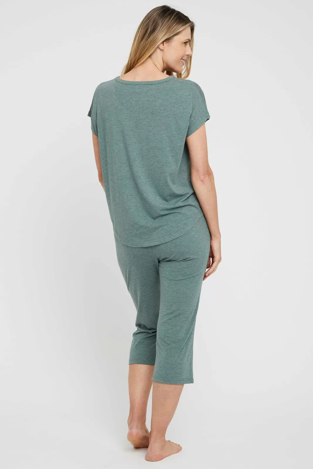 Lounge Tee - Moss Green