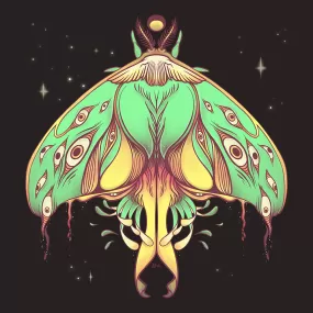 Luna Moth, Matte Art Print Poster