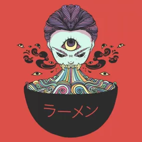 Magic Rainbow Ramen Art Print Poster