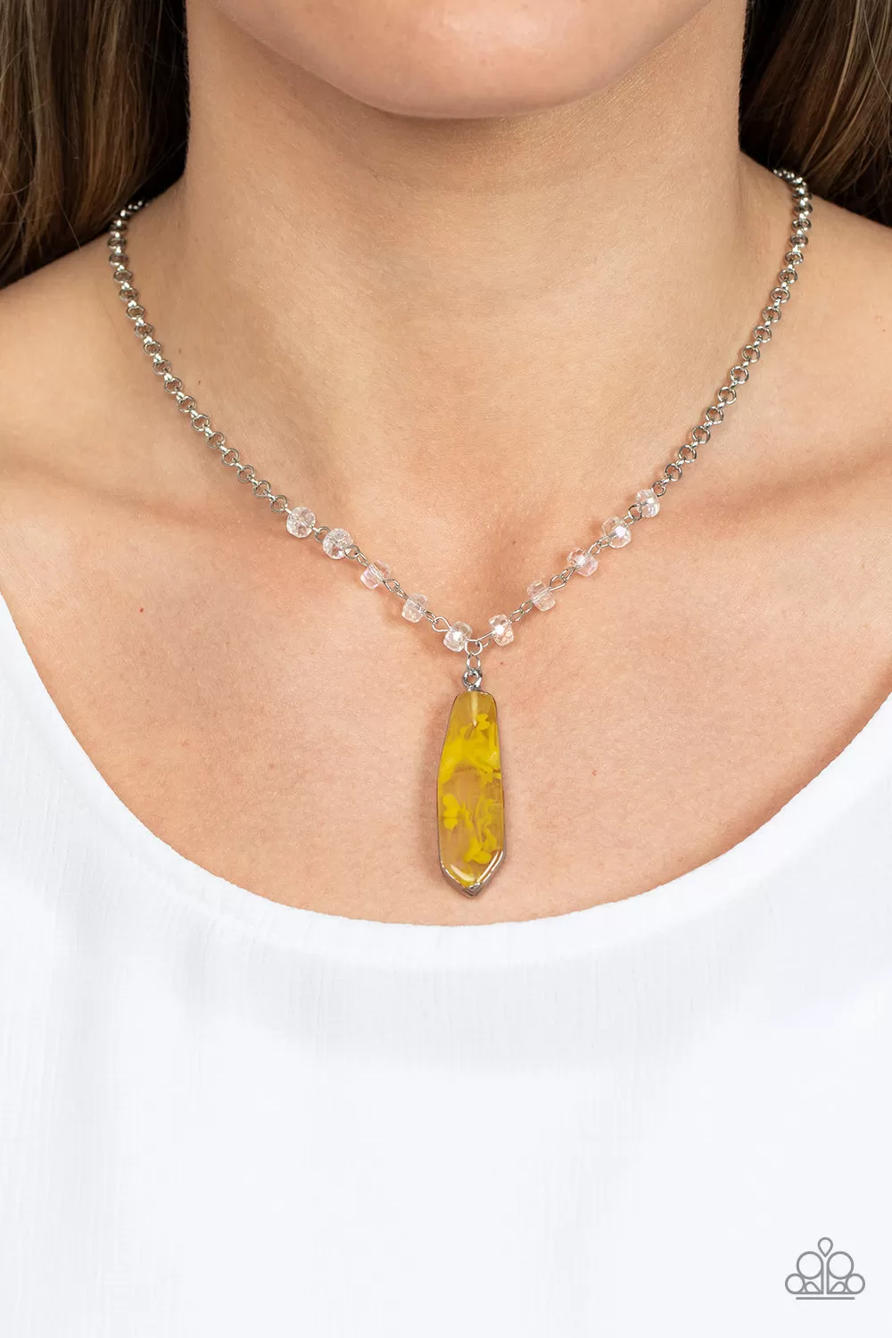 Magical Remedy - Yellow Necklace Paparazzi