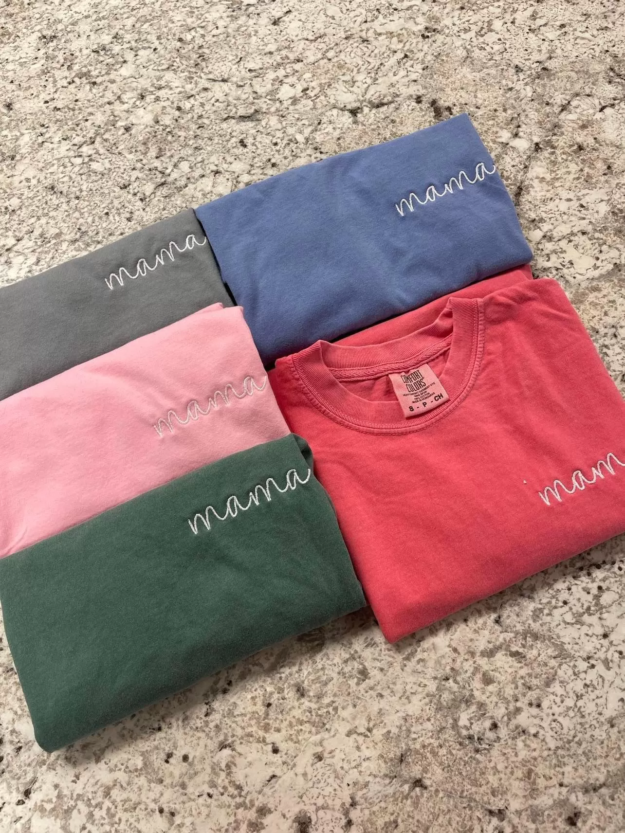 Mama Embroidery Tee