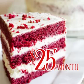 Membership - Red Velvet Level - Monthly - $25/month