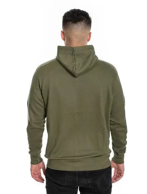 Men's Fleece Hoodie Jacket Olive