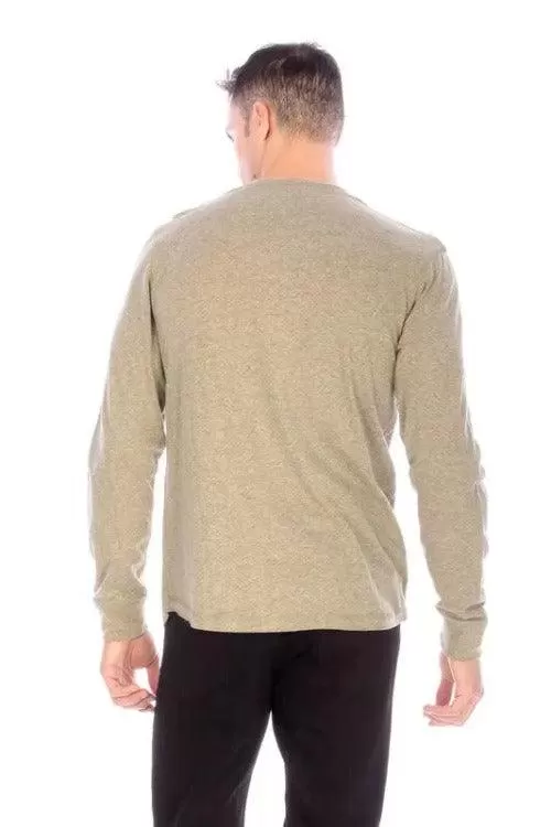 Men's Long Sleeve Henley Shirt